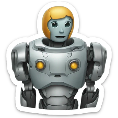 Vir the robo boy sticker