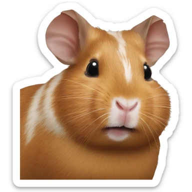 Guineapig head agouti sticker