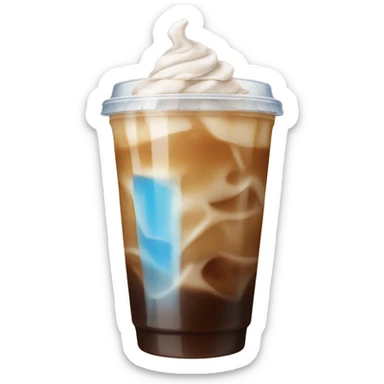 Iced coffee sticker