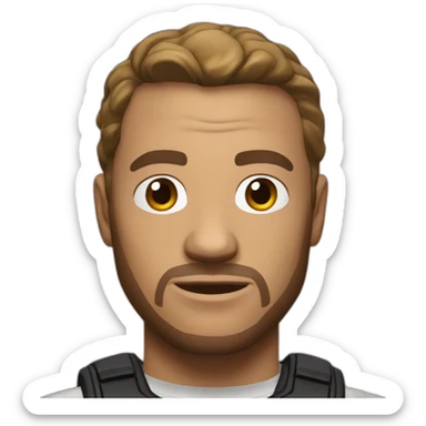 Grand theft auto game character  sticker