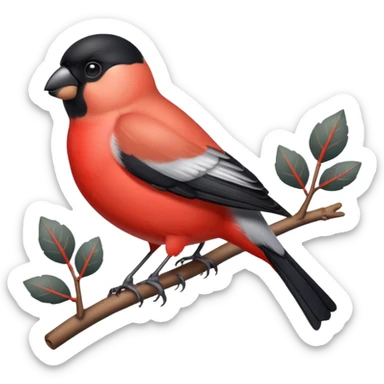 bullfinch sticker
