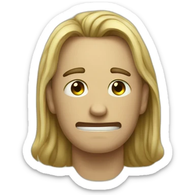 qwerty cries that his family abandoned him sticker