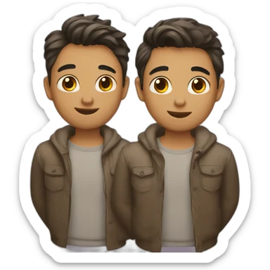 a couple of gay sticker