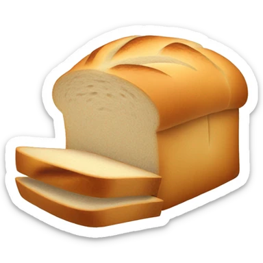 Sliced bread loaf  sticker