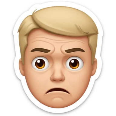 Upset customer sticker