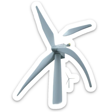 wind turbine offshore sticker