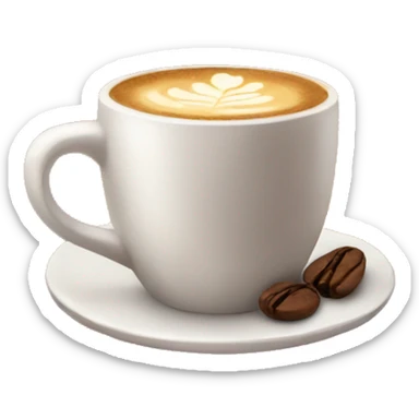 cozy autumn coffee sticker