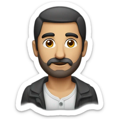 Armenian man sticker