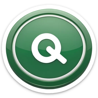 Marker symbol in green circle  sticker