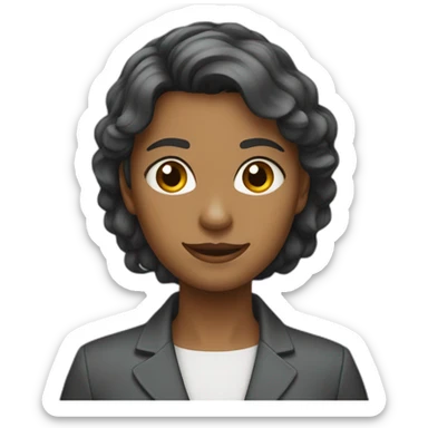 Chat assistante vétérinaire sticker