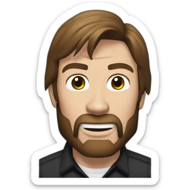 Chuck norris et messi sticker