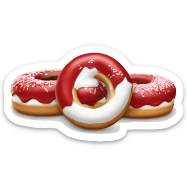 “Tim Hortons store with a red and white color scheme, featuring the classic Tim Hortons logo, a warm and welcoming design that represents a popular coffee and donut shop.” sticker