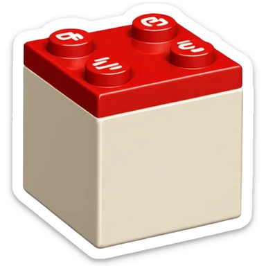 LEGO BRICK 4X2 sticker
