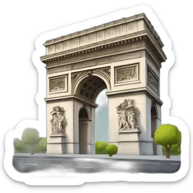 Paris Arc de Triomphe sticker