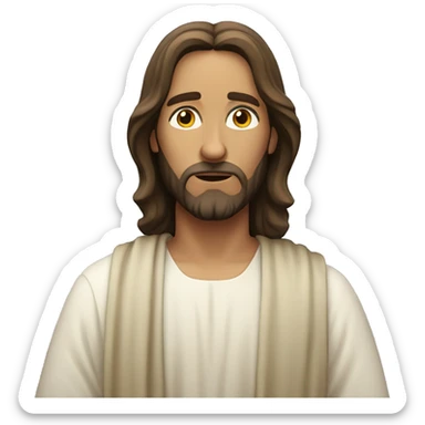 jesus christ pray sticker