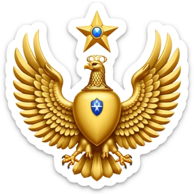 Türk Devletleri Teşkilatı arması ile emoji sticker