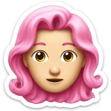 Pinke Schleife sticker