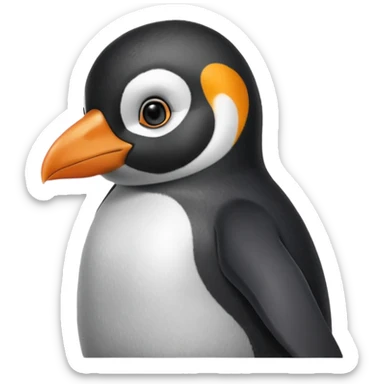 bombastic side eyeing penguin suspicious  sticker