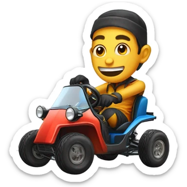 Extreme racing Tuk tuk cross kart  sticker