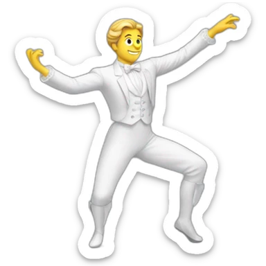 homme danse classique sticker