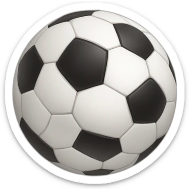 A soccerball laughing sticker