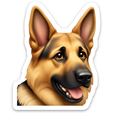German shepherd  sticker