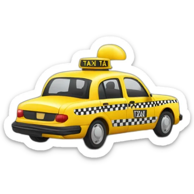 Adolf type who call taxi sticker