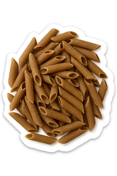 pasta integrale vista dall'alto, iperrealistiche 4k sticker