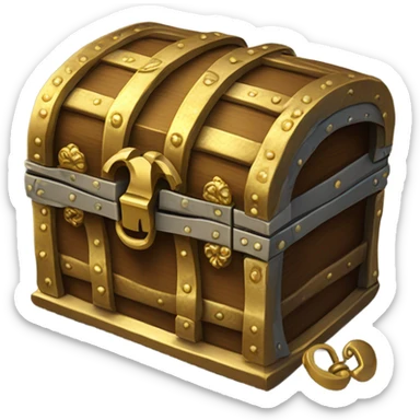 A bible as treasure chest sticker