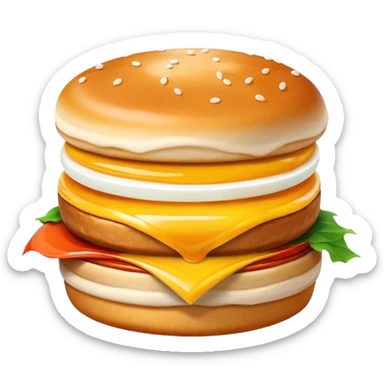 Turkey egg mcmuffin sticker