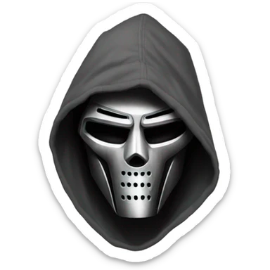 MF DOOM th rapper sticker