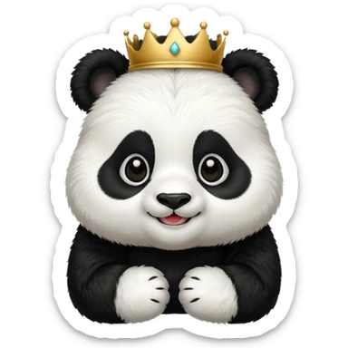 princesse panda sticker