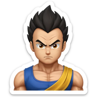 Vegeta ultra ego sticker