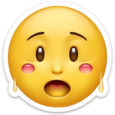 Crying laughing emoji  sticker