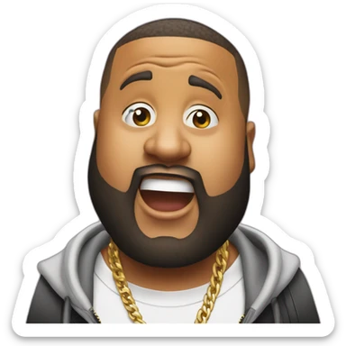 dj khaled cringing sticker