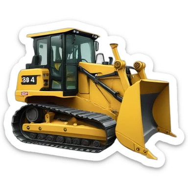 caterpillar bulldozer sticker