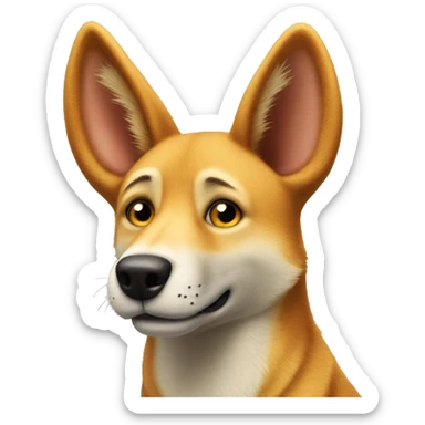 Dingo the friend of Mickey mouse sticker