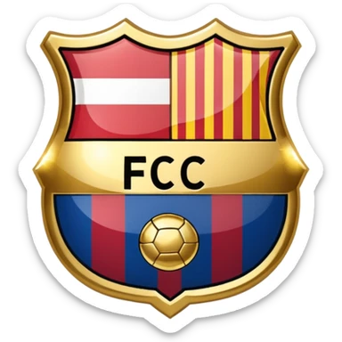 Barça escudo sticker