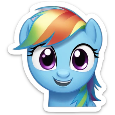 Rainbow Dash sticker