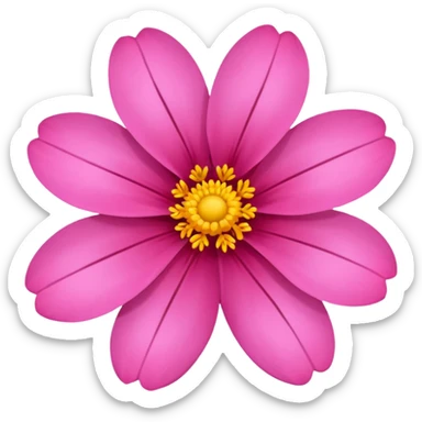 Çiçek pink sticker