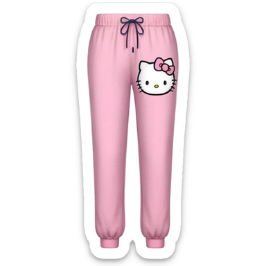 Realistic Detailed Hello kitty Pajama pants sticker