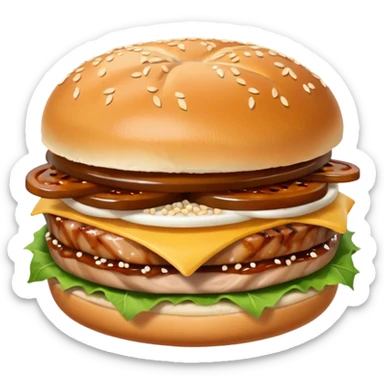 Pork sandwich sticker