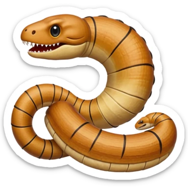 big sand worm sticker