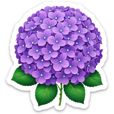 Hydrangeas sticker