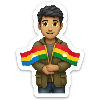 Kurdistan flag emoji sticker