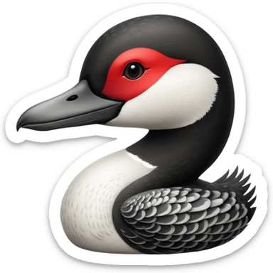 Loon sticker