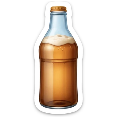 generates a sticker of a "Maltin Polar" malt bottle with a transparent background sticker
