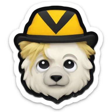 Hufflepuff badge sticker