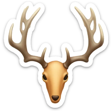 Antler sticker