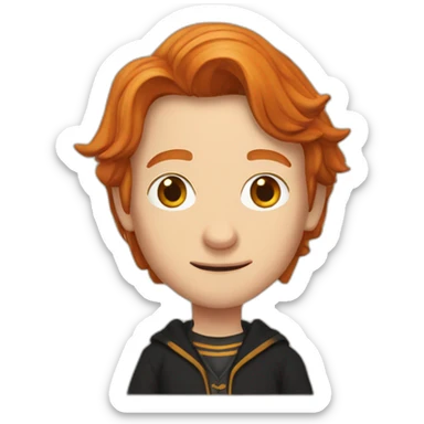 Harry potter embrasse gynny Weasley sticker